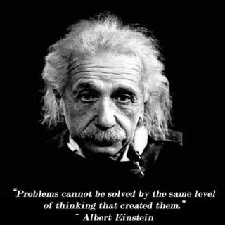 Einstein on why managers have to help in solving problems