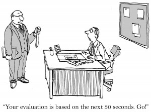 get rid of the performance review: evaluating only recent actions