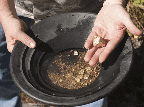 qualities of a good leader - it's like panning for gold with your team