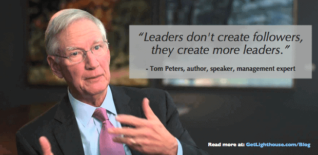 Top Peters about leadership