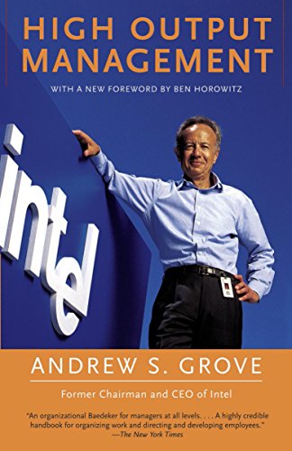 one the best leadership books for new managers is andy grove's high output management
