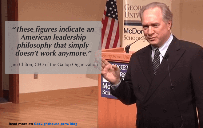 Gallup State of the American Workplace Jim Clifton knows things must change in leadership