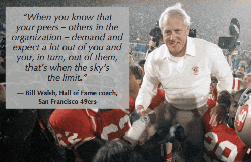 managers must become coaches - they should expect a lot from their team members