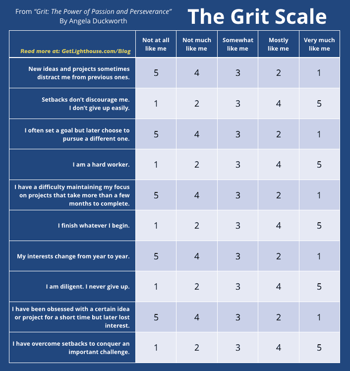 the grit scale