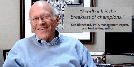 Ken Blanchard about feedback