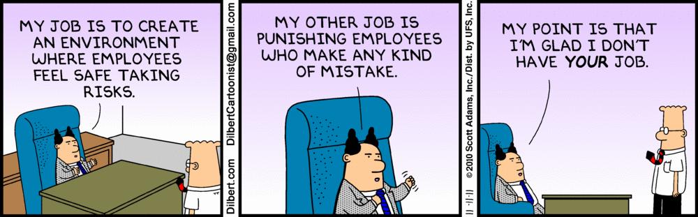 managing up isn't always easy as dilbert knows