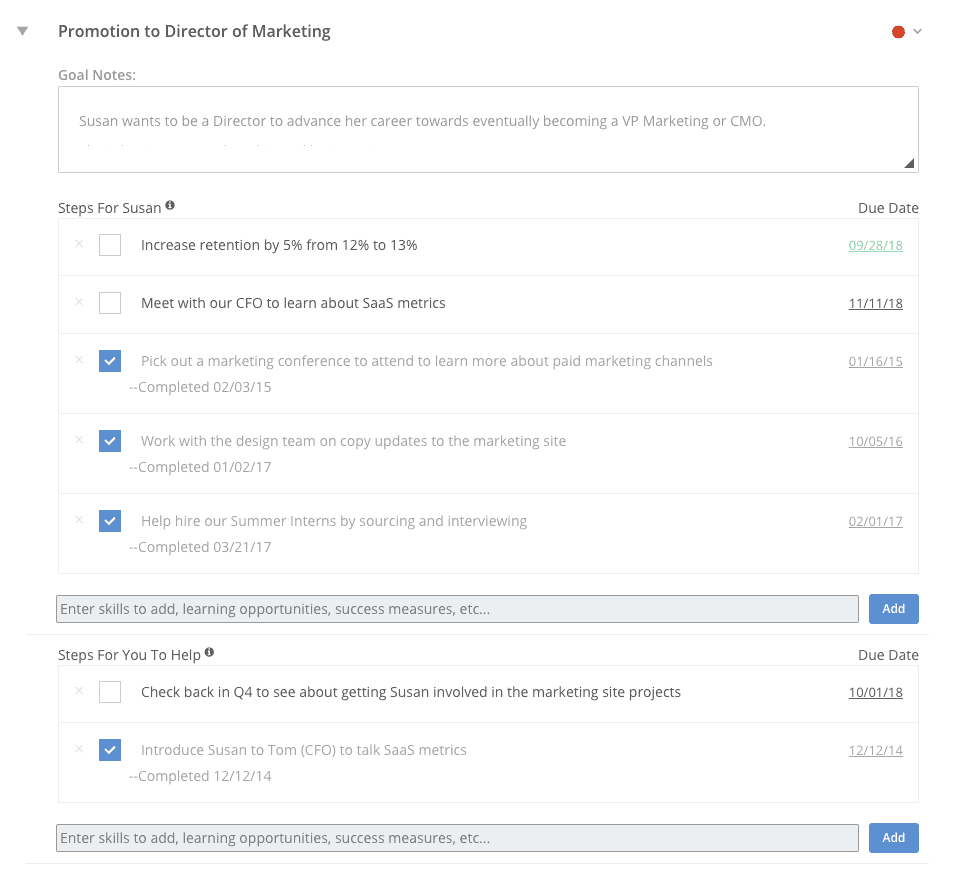 employee development plans example