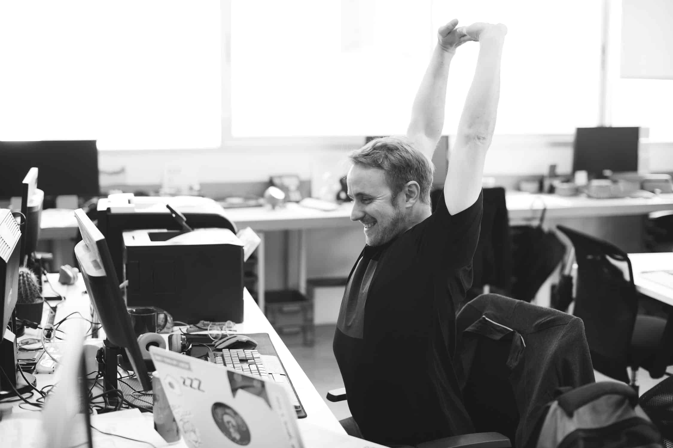 stretch to reduce workplace stress