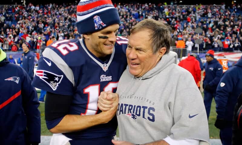 Tom Brady and Bill Belichick - USA Today