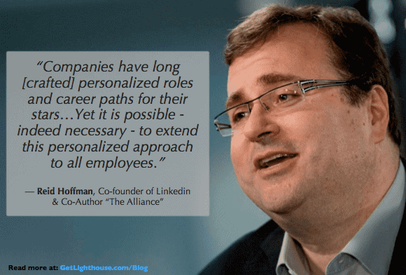 5 Ways Founders Wreck Their Company Culture (and How to Create a Great Company Culture Instead) - Reid Hoffman on Importance of Growth in all your people - Get Lighthouse blog