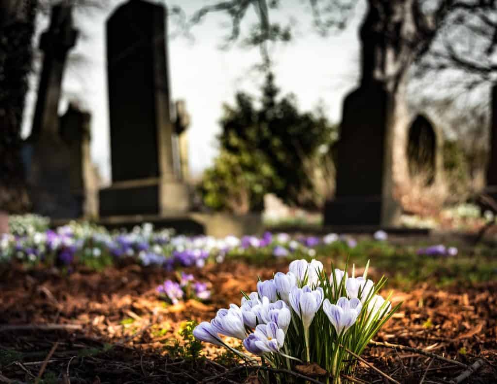 bereavement at work cemetary