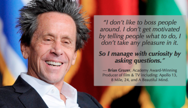 one on one meeting tips - be like Brian Grazer and ask a variety of questions