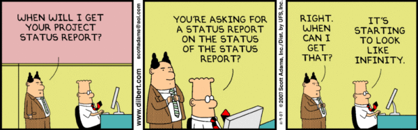 dilbert status update One on One Meeting Tips,effective one on one meetings
