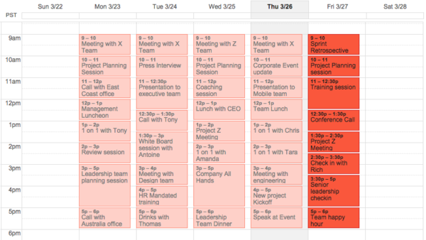 Priority management is using your calendar to claim more time for important tasks