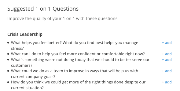 crisis leadership questions for you to ask