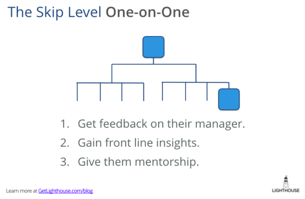 senior leader skip level meetings