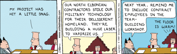 How to manage contractors well so you don't end up like dilbert