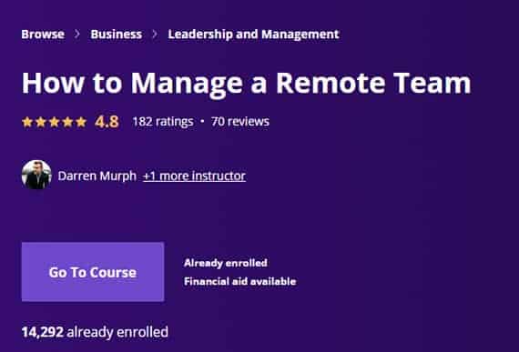 Coursera features GitLab's remote management course.