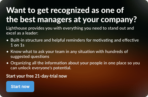 get lighthouse software sign up for a free trial and become one of the types of managers that people love working with