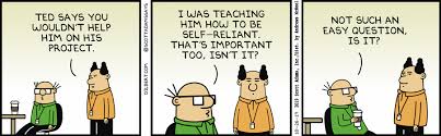 high potential employees and their independence shown in dilbert