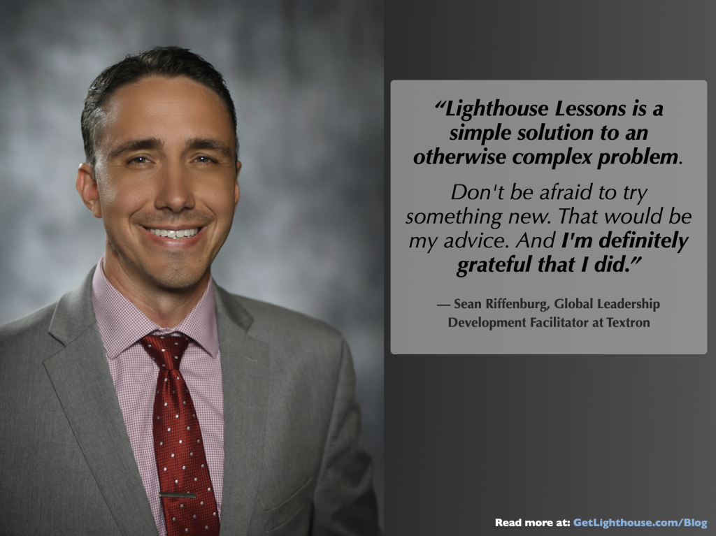 leadership training textron lighthouse lessons sean riffenburg endorses