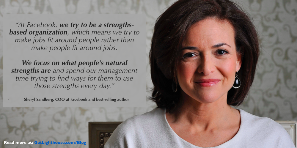 Andy Grove quotes sheryl sandberg knows that focusing on strengths and delegating what you know bests go hand in hand. 