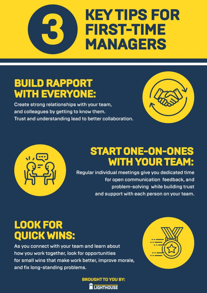 key tips for first time managers