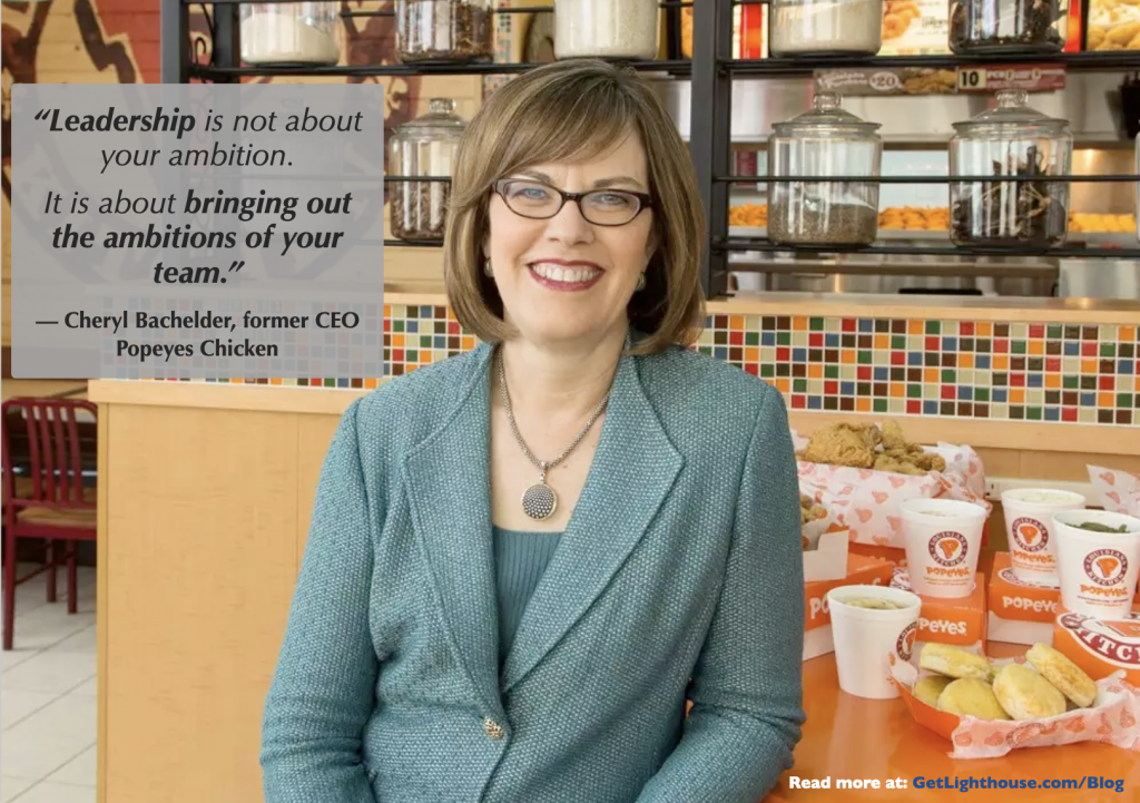 cheryl bachelder servant leader and ceo of Popeyes