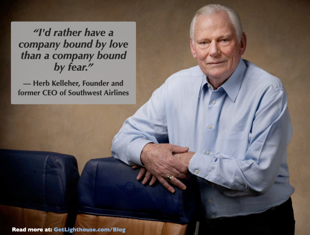 herb kelleher founder of southwest air and servant leader