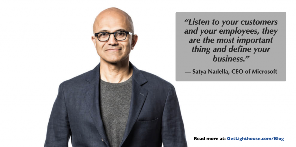 satya nadella ceo of microsoft and servant leader