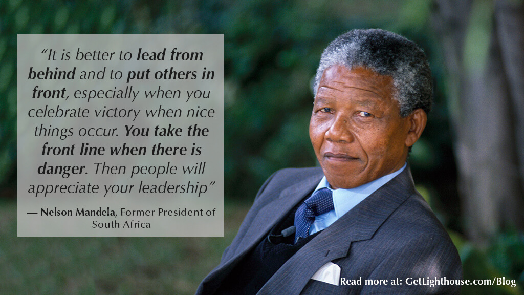 Nelson Mandela quote about servant leadership