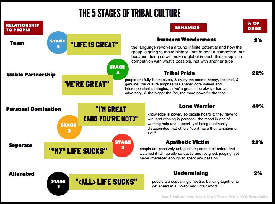 stages of tribal culture