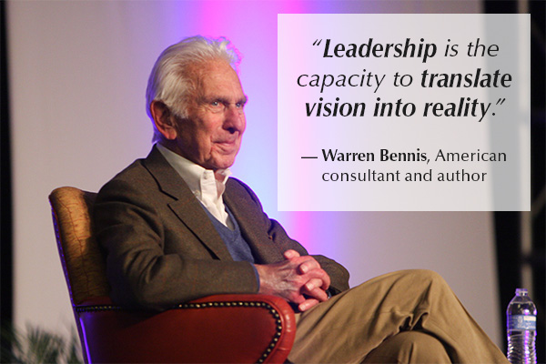 Warren Bennis advice to moderating a meeting