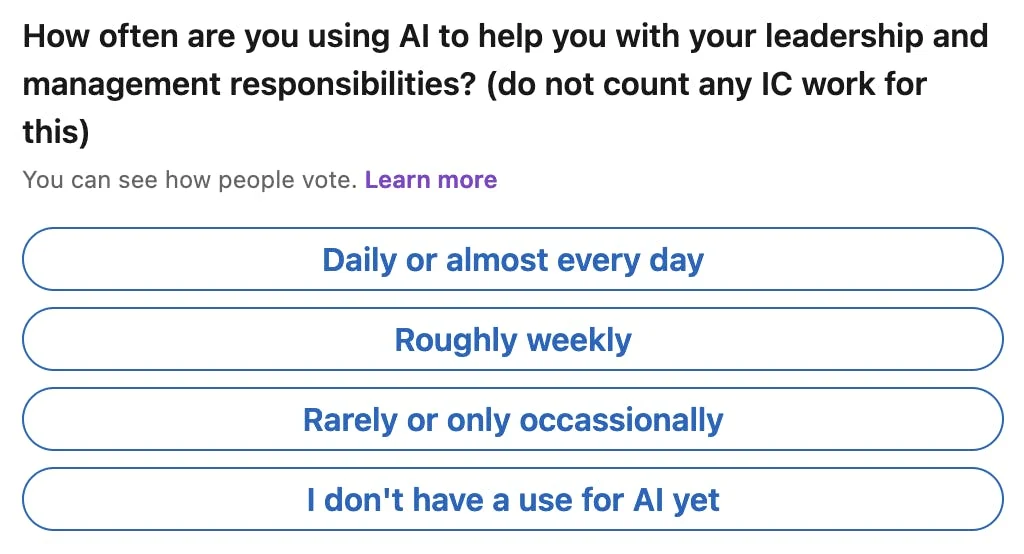 use AI leadership