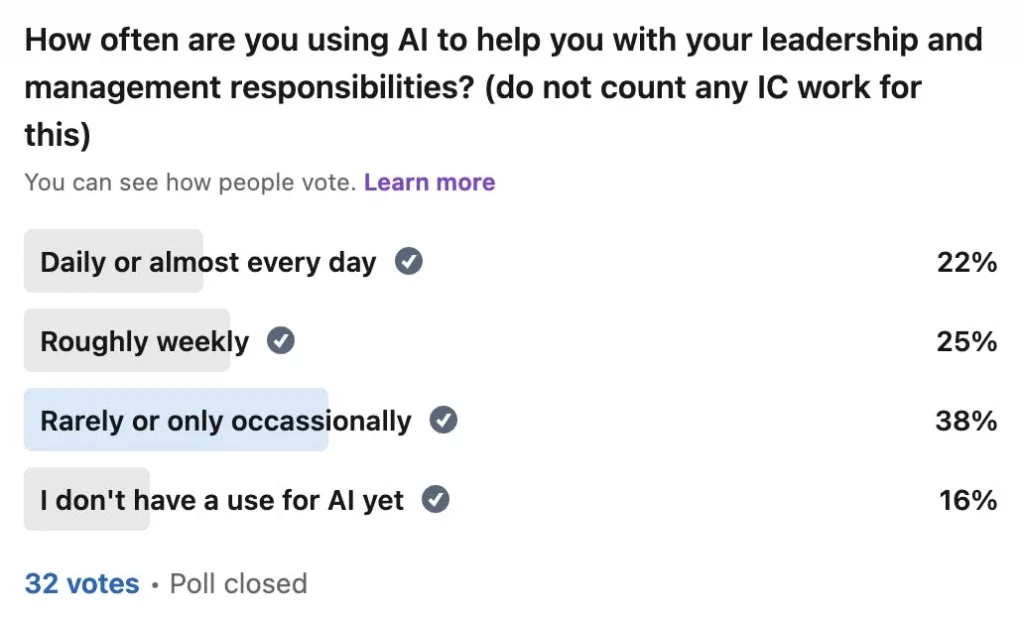 using AI to help leadership