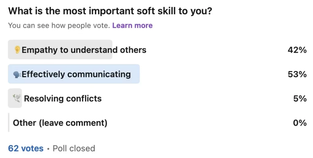 most impt soft skill