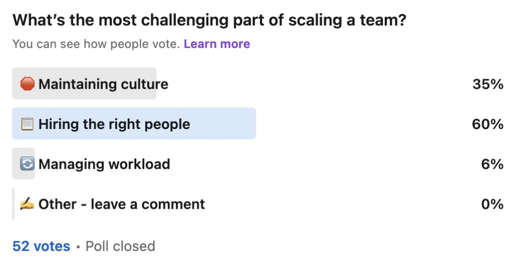 scaling team